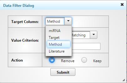 Perform Data Filtering Step 1 : Choose a target column