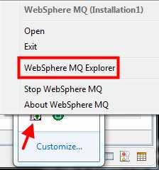 The Message flow we have built uses WebSphere MQ as its Input and Output transport so we