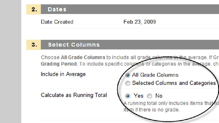 Note: If you would like an average of Letter Grades, you may choose Letter as your Primary Display.