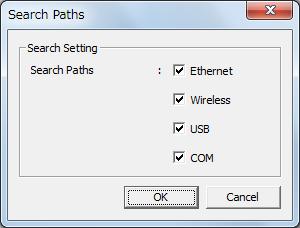 Chapter 3 Function of Each Part [Search Method] This window can be opened by selecting [Tool] and then [Search Method].