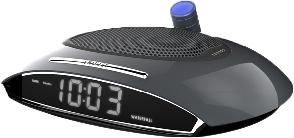 Homedics Sound Spa with Time Projection SS-4510 Wake to natural sounds, music or beep AM/FM clock radio