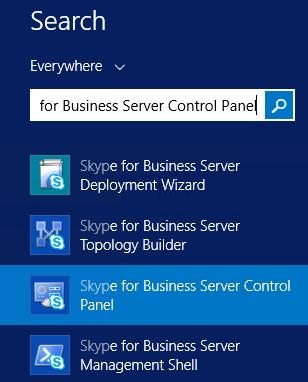 Configuration Note 3. Configuring Skype for Business Server 2015 3.