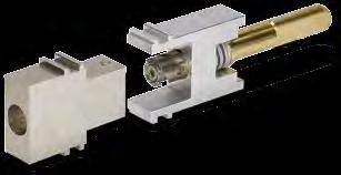 A mm DIN Housing Version 2 for pins in bulkhead mounted or surface mounted housing and socket in cable hood Center module Spindle locking A Max.