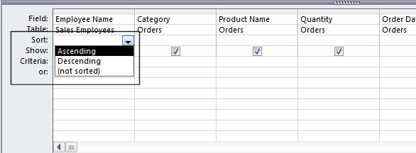 When run, this query will display the results in alphabetical order of Employee Names, rather than order of Employee ID.
