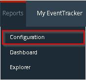 Open EventTracker in browser and logon.
