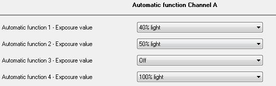 3.2.9.1 Submenu automatic function The further parameterization can be done at the submenu of the automatic function.