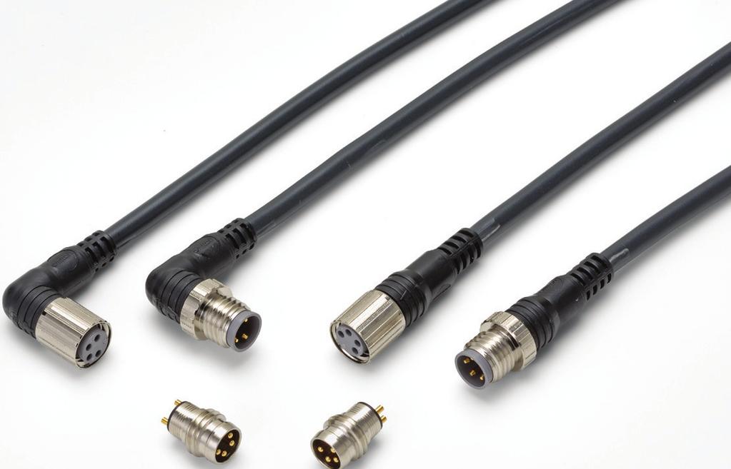 Round Water-resistant Connectors () XS Compact, Watertight, Round Connectors Water-resistive, compact connector meets IP67 requirements. Ideal for a wide variety of FA and OA applications.