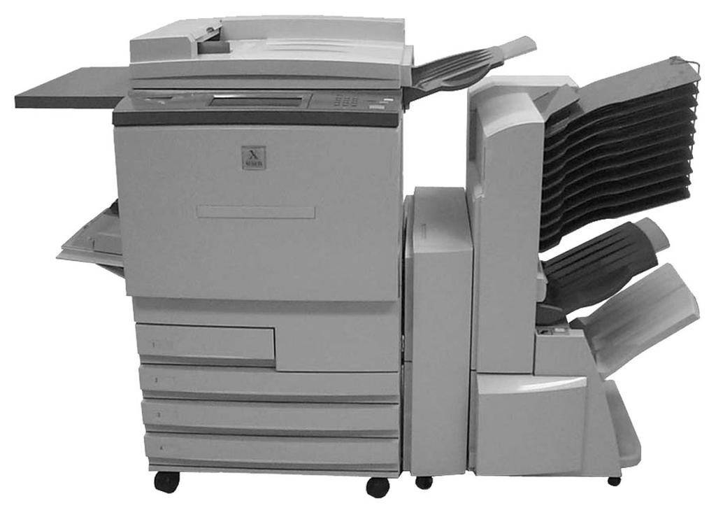 Overview Figure 1: Xerox DocuColor 12 with a Finisher/Mailbox The In-line Stapler Finisher is an optional accessory for the Xerox DocuColor 12 and Document Centre ColorSeries 50 copier/printers.