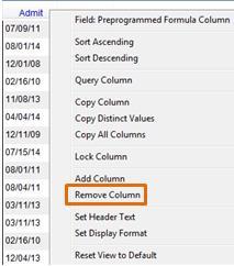 Additionally, when printing the listing report, information in the added columns will print on the report.