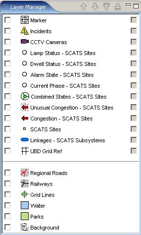 Main Features of TMIS Map Layers The TMIS Traffic Management Map supports the spatial view of the traffic network.