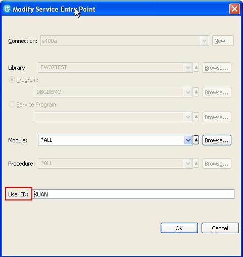 Service Entry Points - Modify When Service Entry Point is set, its user profile property (user whose job is going to hit the Service Entry Point) is set to the user ID used
