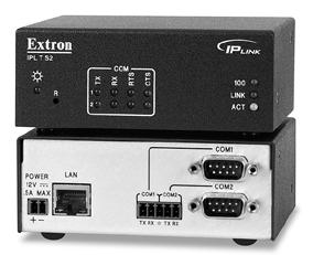 IP Link IPL T S Series ETHENET CONTOL INTEFACES n One, two, four, or six serial ports n Enables Web-based A/V asset management n