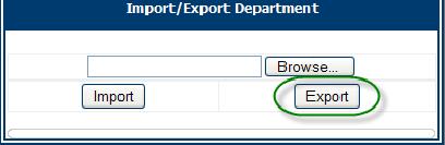 Note: The Department drop-down is a global setting that you must enable to display in the Treeno window (see page 17).