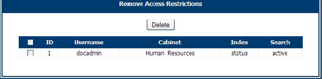 The filter is applied to the cabinet so that the user only has access to the folders that meet your filter criteria.