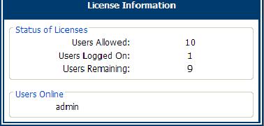 Using the License Manager This section is applicable only to in-house installations of the Treeno Document Server. The License Manager is used to update your Treeno software with a new license.