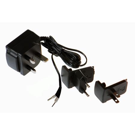 Optional Accessories PW-600: Power supply with connectors for UK, USA, EU and AUS mains socket.