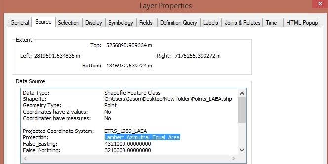 To check the projection of each GIS file Import GIS files, then right click each file and select Properties