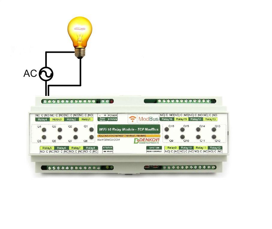 5.3. Relay connection The module carries 16 SPDT relays with parameters specified in the technical parameters section.