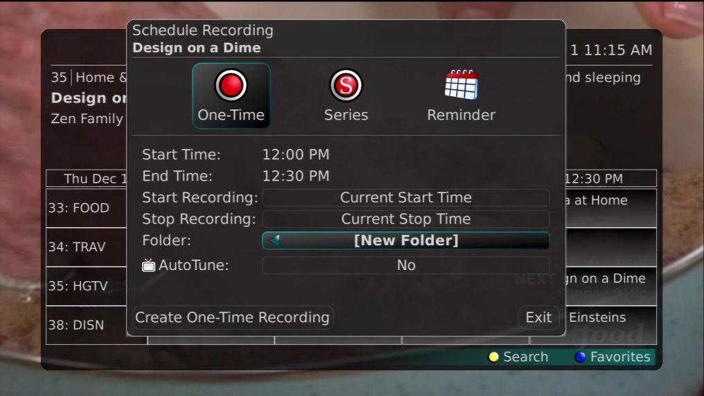 Folders Folders allow you to organize the recordings on your DVR by user, program type, or any other way you may choose. 1.