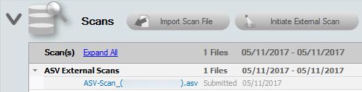 PCI Compliance Module without Inspector User Guide Network Detective Tip: If you already have used the ASV Scan feature in the past and have a ServerScan ASV Scan account, please proceed to