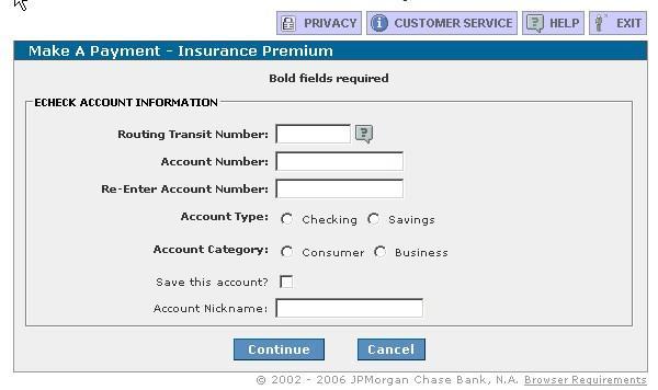 E-CHECK INFORMATION The Routing Transit Number is a 9-digit number that identifies your bank.
