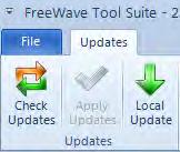 To manually check for updates to the software (and if prompted at the beginning of a Tool Suite session), click Check Updates. 3.