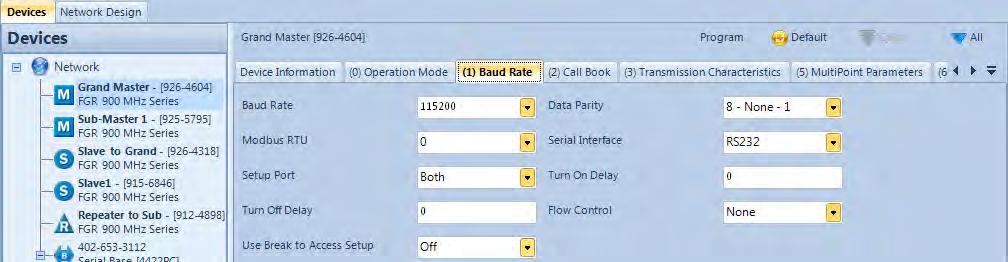 Serial Radio Call Book Menu (2) The Call Book allows users to specifically incorporate up to 10 FreeWave