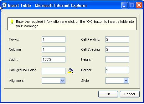 Editing existing tables is as easy as selecting the table (by clicking on it), clicking the Table Functions button on the toolbar, then selecting the appropriate function from the list.