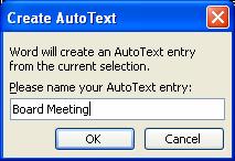 Section 21: Using AutoText Entries in Outlook Have you ever wanted a way to reuse text for emails you send over and over again?
