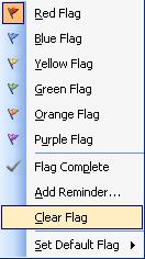 Alternatively, use the keyboard shortcut Ctrl-Shift-G or use the Flag toolbar button. 7. Choose one of the pre-defined flag messages or type in your own message.