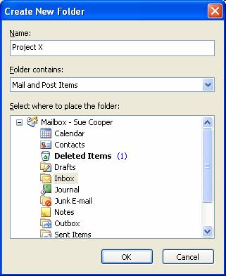 Section 17: HouseKeeping Creating a Folder in your Mailbox We have discussed deleting items and archiving items.