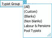 Filter Using Column Headers Filter your data by hovering your mouse over a column header until a small criteria: All: Clear any existing filters in this column.