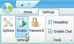 Working With Scripts The WinScribe Script Editor enables you to write scripts in VBScript or Javascript to automate aspects of the transcription process.