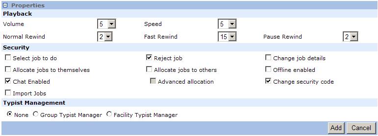 WinScribe Web Manager Guide 9. Select the typist's word processor from the WP program drop down list. This setting is used for speech recognition jobs only.