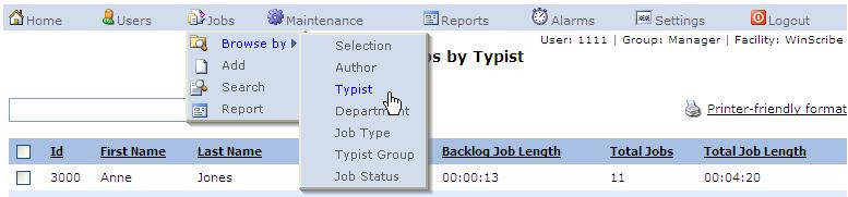 Chapter 4. Working with Jobs Select Jobs Search and select the criteria you require. Update a Group of Jobs When updating a group of jobs you must first search for and select the jobs to be updated.