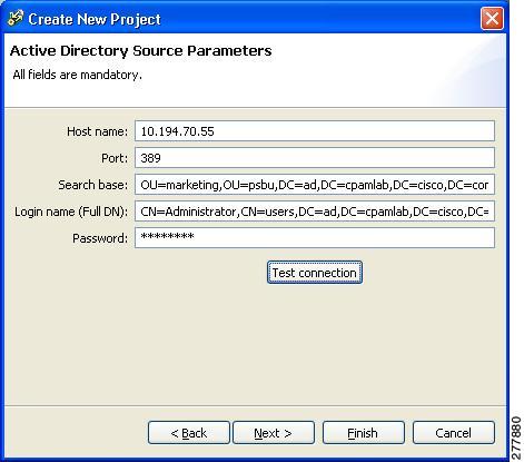 Synchronizing Data Using Enterprise Data Integration (EDI) Chapter 12 Step 5 Step 6 To do this Enter the Active Directory database parameters: a.
