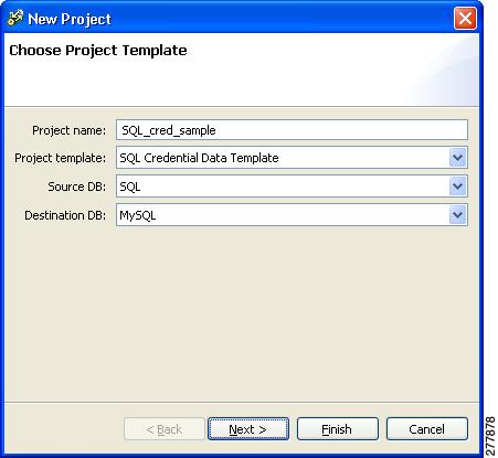 Synchronizing Data Using Enterprise Data Integration (EDI) Chapter 12 Step 4 Select a Project Template, as shown in Figure 12-15. Figure 12-15 EDI Studio: Choose Project Template a.