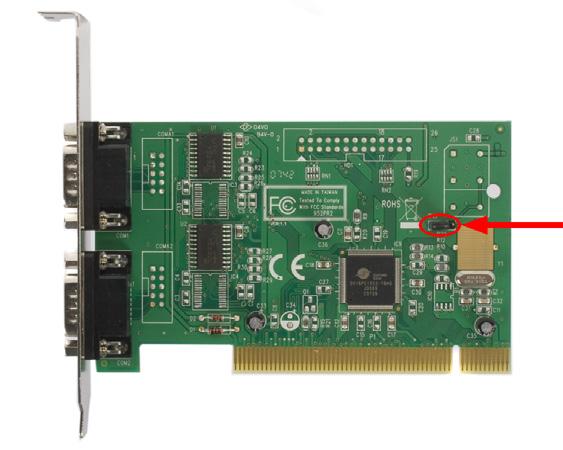 Advanced Performance Configuration (PCI2S950 only) As an option, you can choose to configure the clock frequency of your card by setting the JP15 jumper pins.