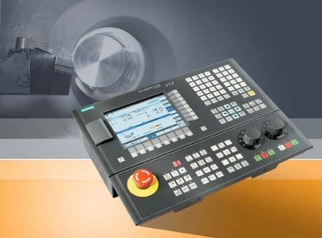 CNC CONTROL SIEMENS CNC Control Siemens Sinumerik 808D User-friendly solution for turning applications with a small footprint Precision and Productivity Calculations are performed with 80-Bit NanoFP
