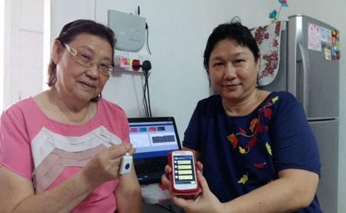 E.g : Elderly monitoring & alert system Monitor the well-being and