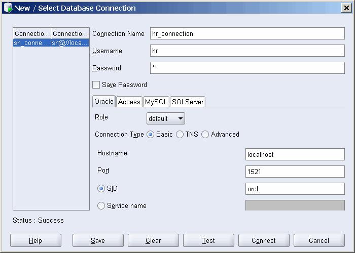 Practice Solutions 1-1: Introduction (continued) 10) Repeat step 9 to create and test a new database connection