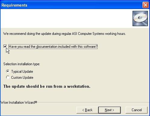 This is the recommended method of installation Custom Update will ask you to verify each option and allow you to make changes.