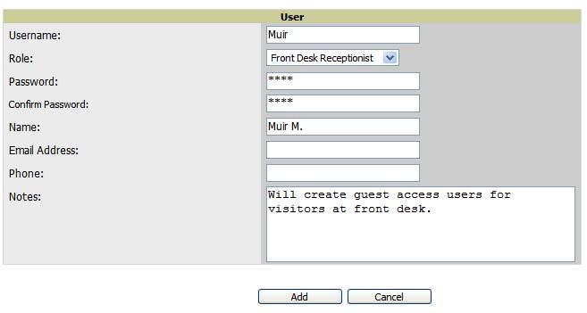 Anyone with an Admin role can also create guest access users. The next step in creating a guest access user is to navigate to the Users Guest Users tab.