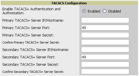 Configuring TACACS+ integration (Optional) OV3600 can be configured to use an external user database to simplify password management for OV3600 admins and users.