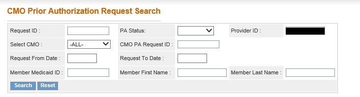 Provider Workspace CMO PA Functions Select Search or Submit Clinical Notes to Open the search