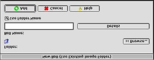 You see this dialog box: Windows Click here to add a comment or change the date Macintosh Click Browse to select a folder Click