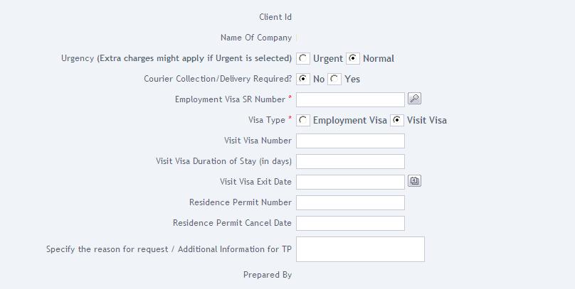 Amend Visa Position at DNRD Use this service to request amendment of the visa status of your new employees so that you can sponsor them without their having to leave the country.