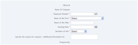 f. Enter Employee Number by clicking on the magnifying glass icon and search using the following criteria: Employee Number, First Name, Last Name, Passport Number, Job Title, or Nationality g.