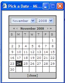 3. Click on the calendar icon next to the Statement date field calendar that appears then pick a date from the pop up 4. Click on to generate the report.