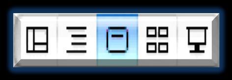 From left to right, these buttons represent Normal View, OUTLINE,